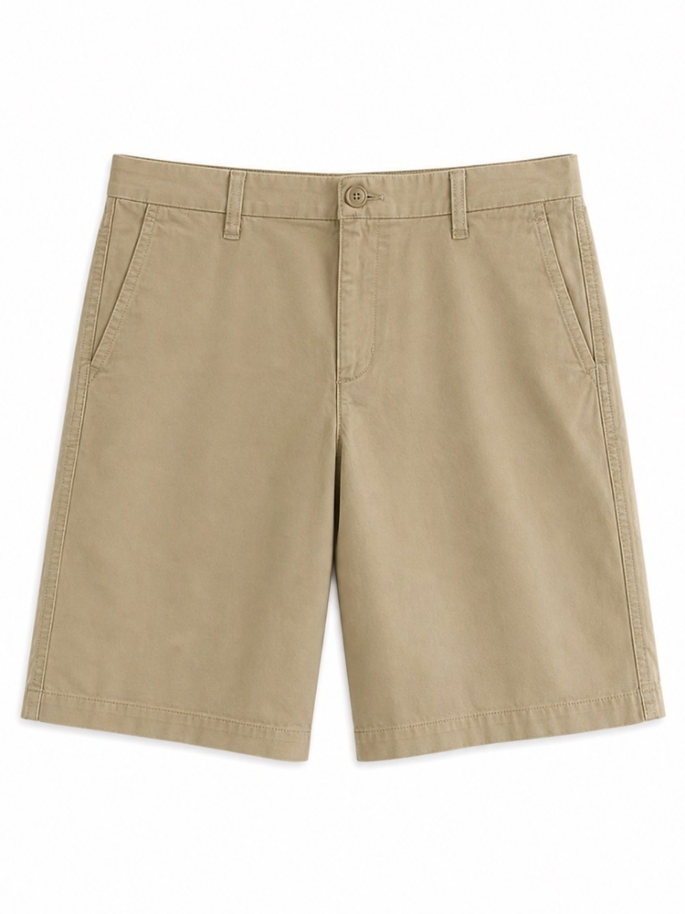Dockers Tan Suprem Flex Chino Shorts Flat Front – Size 40 Like New